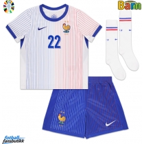 Frankrike Theo Hernandez #22 Bortedraktsett Barn EM 2024 Kortermet (+ Korte bukser)